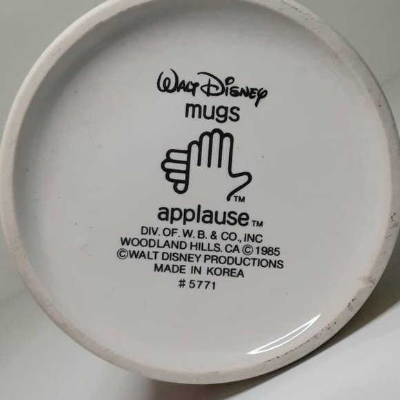 Fantasia Mickey Mouse Cup Vintage 1985 Walt Disney Mug - Picture 4 of 4